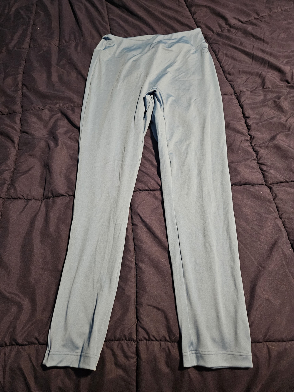 Gymshark Womens XL Light Blue High Rise Scrunch Bum Leggings 78% Recycled